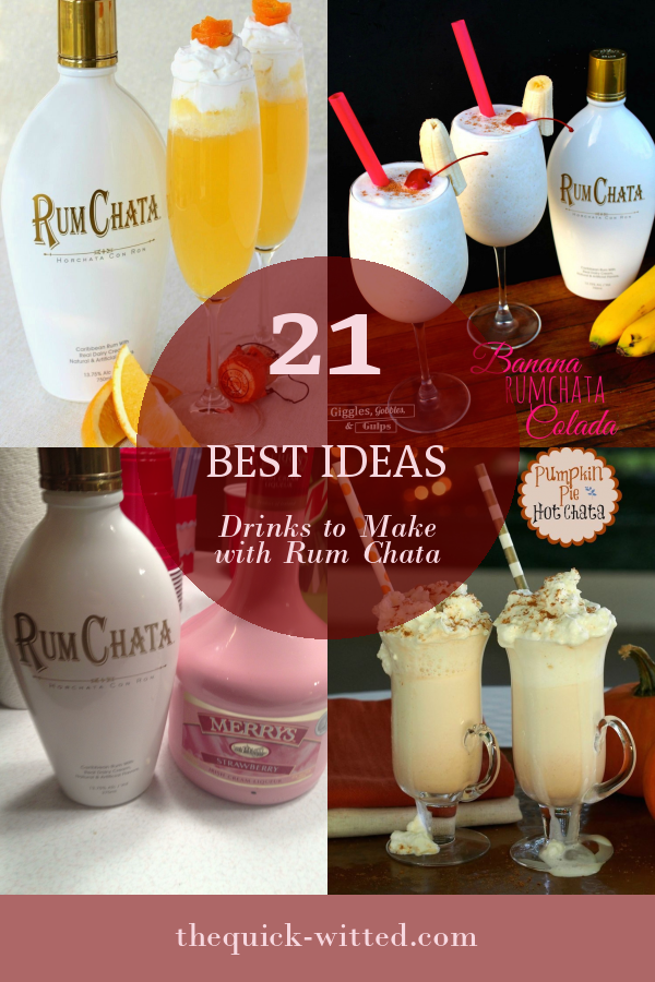 21 Best Ideas Drinks to Make with Rum Chata - Home, Family, Style and